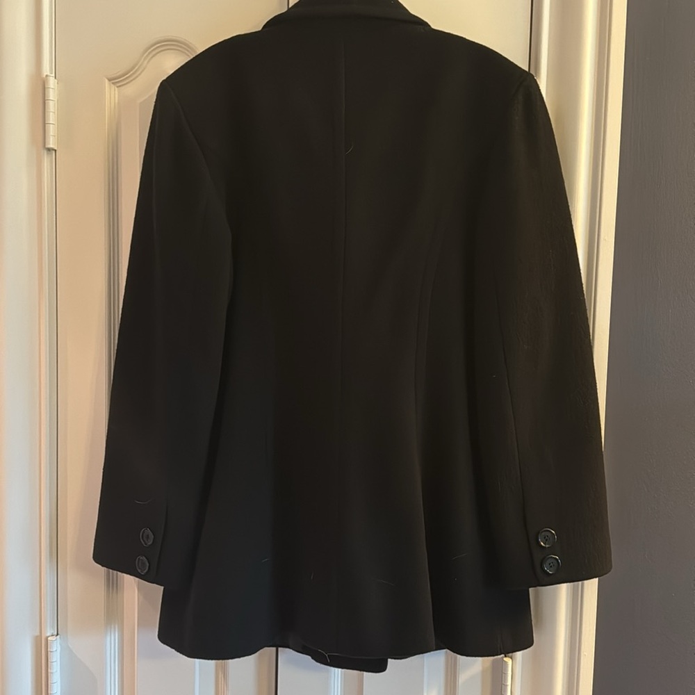 Black Pea Coat - Picture 2 of 5